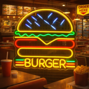 Burger Neon Tabela