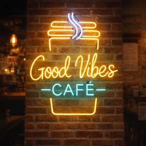 Cafe Neon Tabela Modelleri