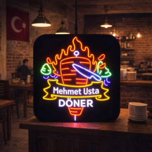 Dönerci Neon Tabela