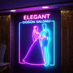 Düğün Salonu LED Neon Tabela