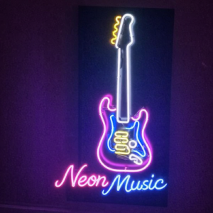 Müzik Mağazası Neon Tabela