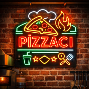 Pizzacı Neon Tabela