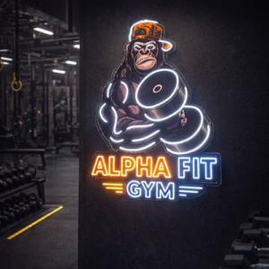 Spor Salonu Neon Tabela